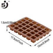 Onhand 30Mini Letters Alphabet Mould Silicone Chocolate Mold