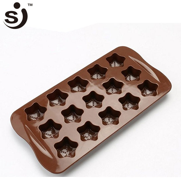 Onhand Stars 15 Cavities Silicone Chocolate Moulds Molder