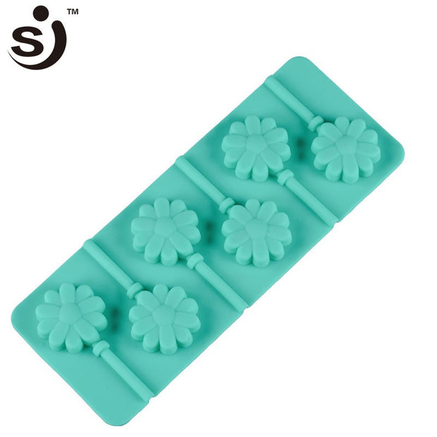 Onhand Lollipop Mold Sunflower Silicone Flower Candy Molder