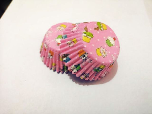200pcs Pink Cupcake Design Liner Onhand