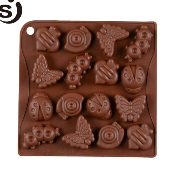 Onhand Insect Shaped Silicone Chocolate Making Molder Mould