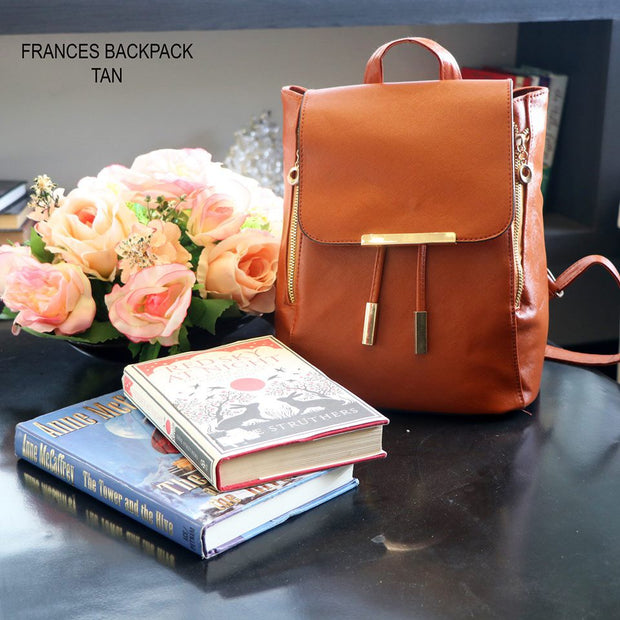 [FREE SHIPPING] Frances Backpack (Tan)