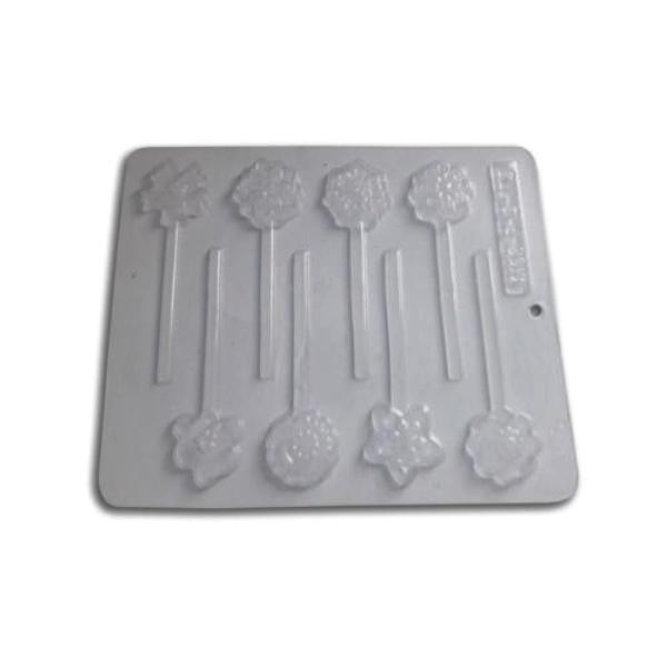 Assorted Flower Chocolate Lollipop Molder