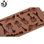 Onhand Guitars Music Instruments 3d Silicone Chocolate Mold