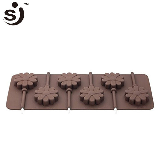 Onhand Lollipop Mold Sunflower Silicone Flower Candy Molder