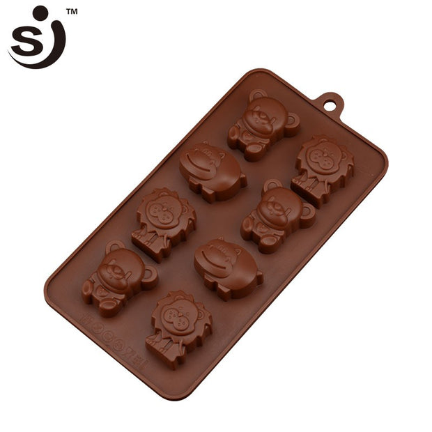 Onhand Animal Safari Shape Silicone Chocolate Mold Mould