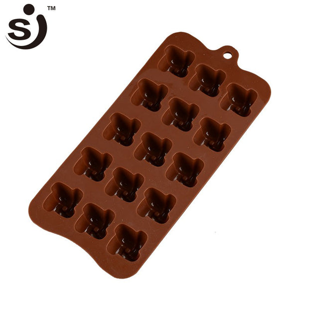 Onhand 15 Cavity Chines Knot Unique Silicone Mold Chocolate