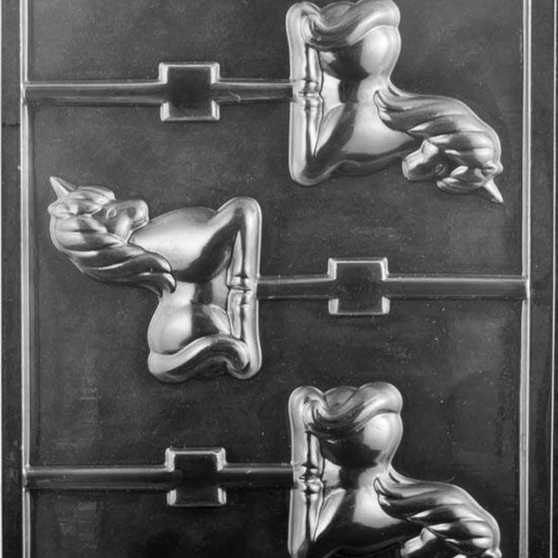 Unicorn Chocolate Lollipop Molder mold (imported)