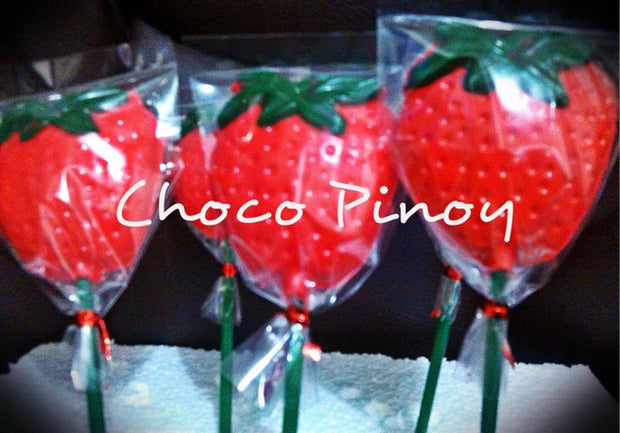 Strawberry Lollipop Chocolate Molder