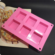 Soap Rectangular Brick Mold/Ice Cube/Silicone Bakeware Tools