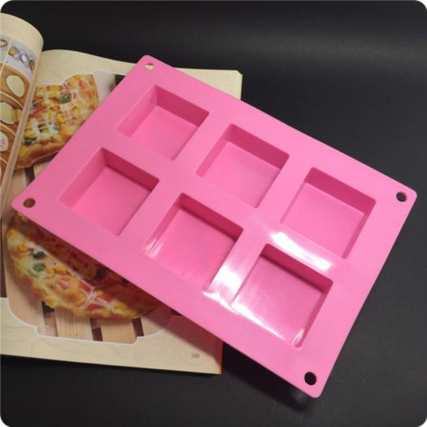 Soap Rectangular Brick Mold/Ice Cube/Silicone Bakeware Tools