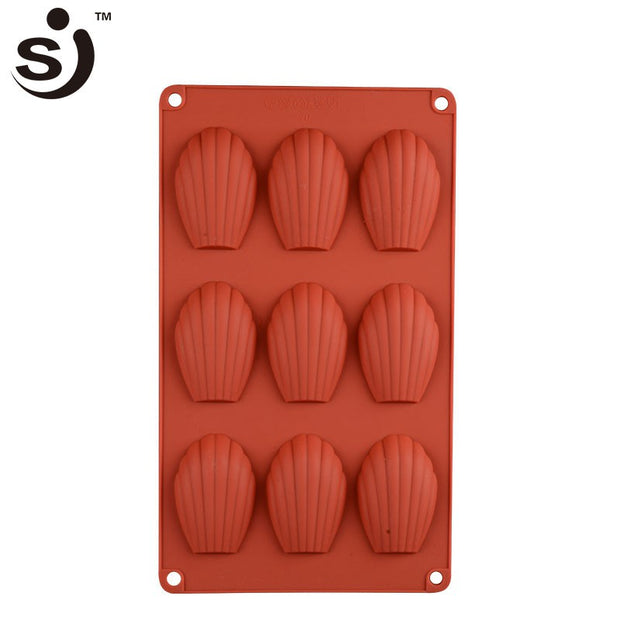 Onhand 9 Cavities Silicone Cake Mould For Madeleine Cookies