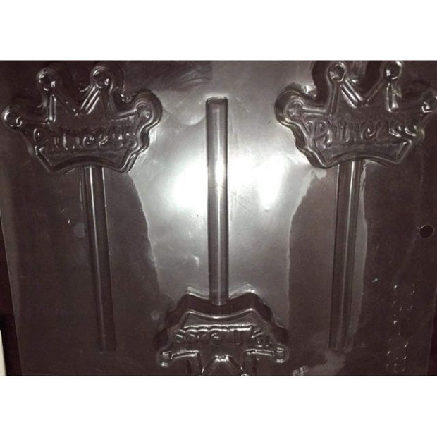 Onhand Princess Crown Chocolate Lollipop Mold Molder