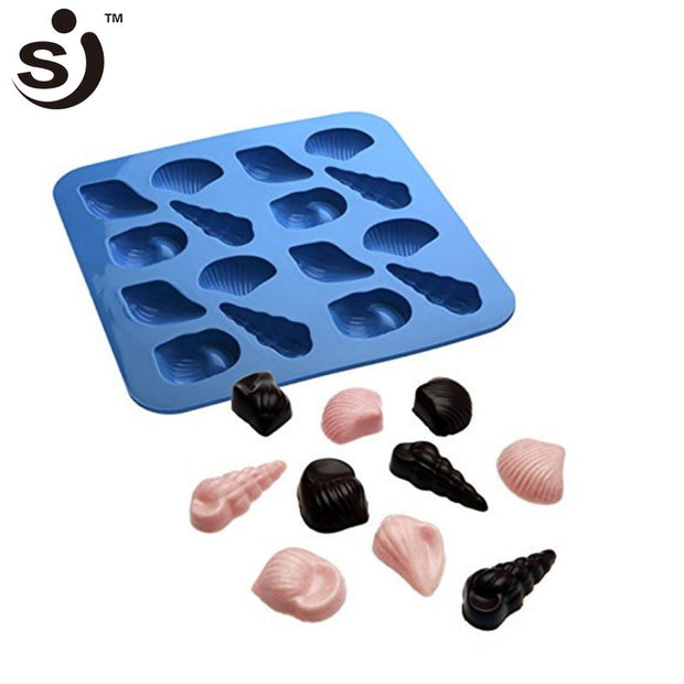 Onhand 16 cavities different seashells silicone ice mold