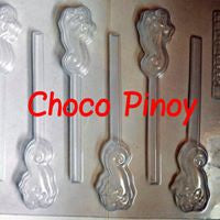Ghost Lollipop Chocolate Molder