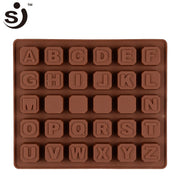 Onhand 30Mini Letters Alphabet Mould Silicone Chocolate Mold