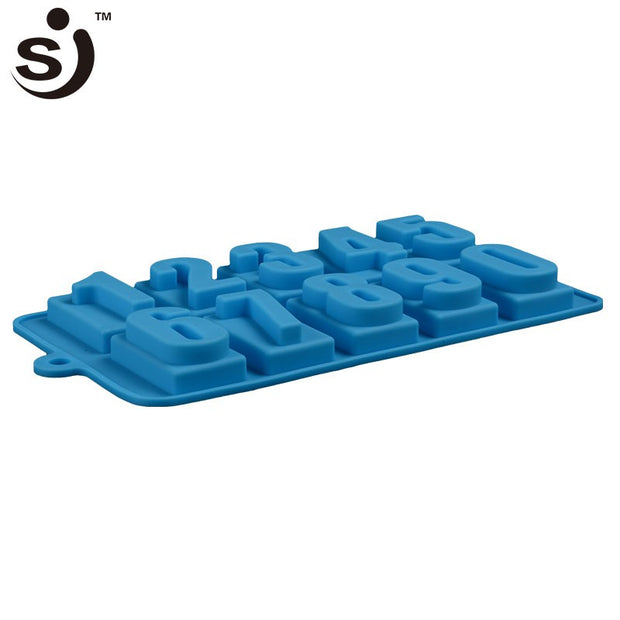 Onhand 10 Cavity Numbers Mold Silicone choco Chocolate Mould