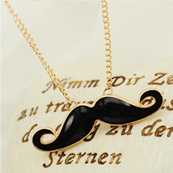 Mustache Necklace