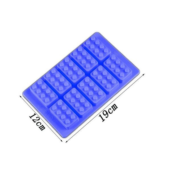 Lego Silicone Chocolate Ice Molder Baking Mold