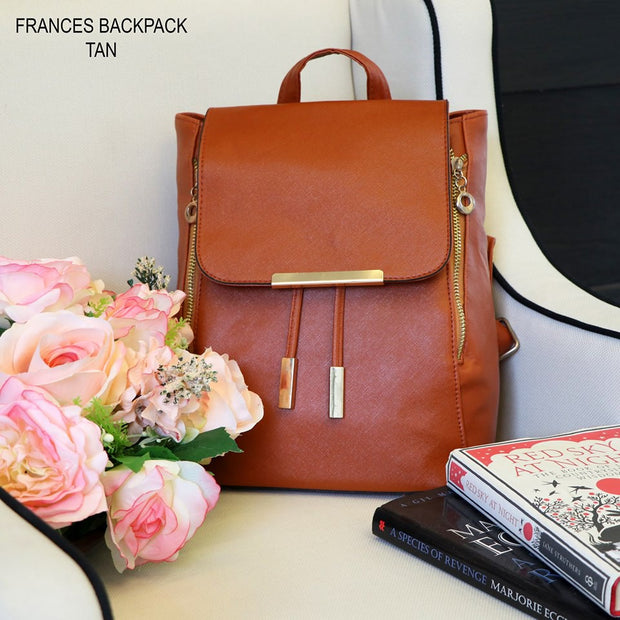 [FREE SHIPPING] Frances Backpack (Tan)
