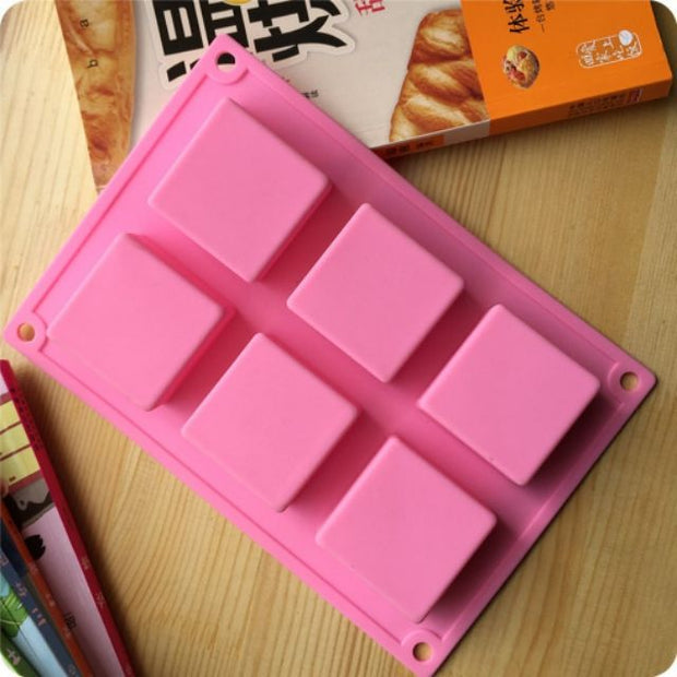 Soap Rectangular Brick Mold/Ice Cube/Silicone Bakeware Tools