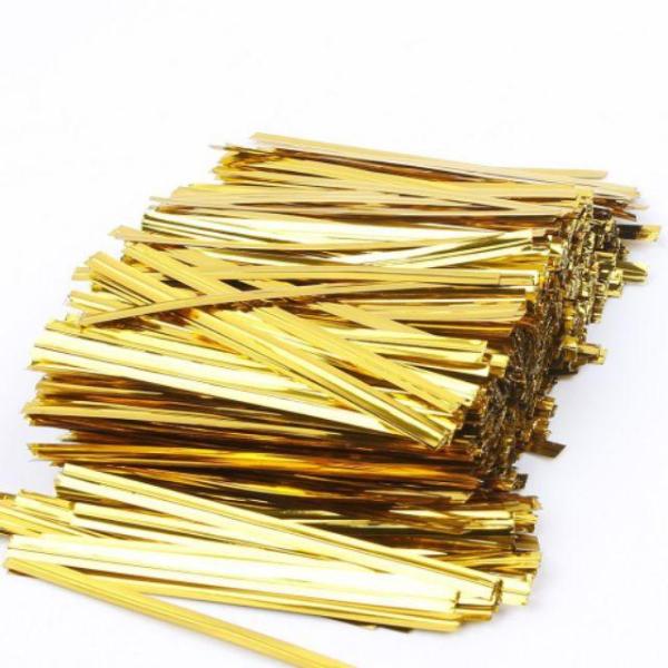 Gold Twist Ties