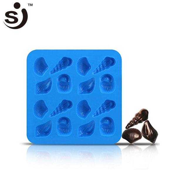 Onhand 16 cavities different seashells silicone ice mold