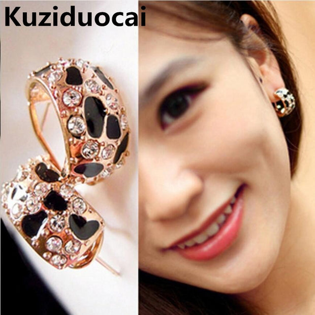 Leopard Dazzling Earrings