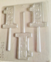 #1 Mom and #1 Dad Chocolate Lollipop Lolly Mould Mold Molder