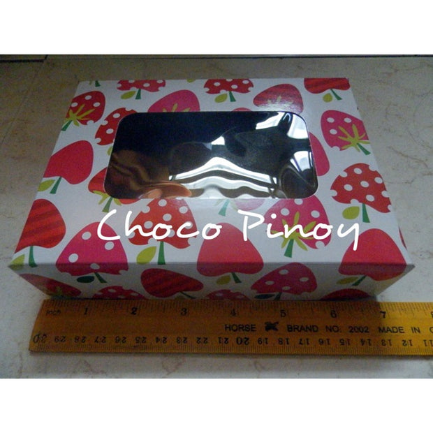 20pcs Strawberry Design Box 6.75x5x1.5 inches