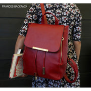 [FREE SHIPPING] Frances Backpack (Maroon)