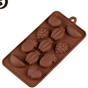 Onhand fruit pineapple grape banana silicone chocolate mold