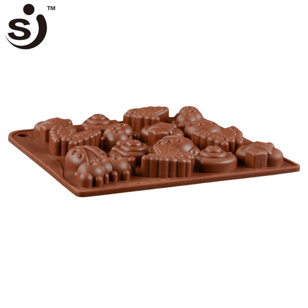 Onhand Insect Shaped Silicone Chocolate Making Molder Mould
