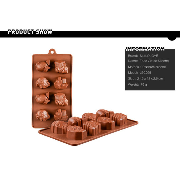 Onhand Small Car Shape Custom Silicon Chocolate Molds Mould