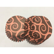 200pcs Pink Swirl Design Cupcake Liner