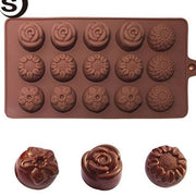 Onhand Food Grade Non-stick Flower Chocolate Silicone Mold