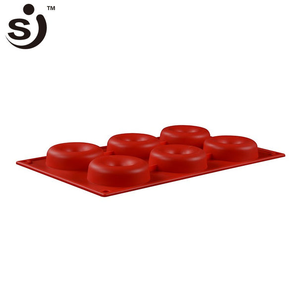 Onhand 6 DONUT Silicone Molder Cake Mould Pan Mold