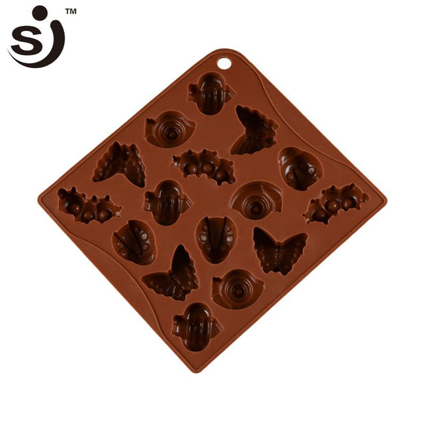 Onhand Insect Shaped Silicone Chocolate Making Molder Mould