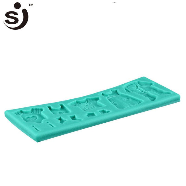 Onhand 15 Cavity  Knot Windmill Unique Silicone Mold Chocolate