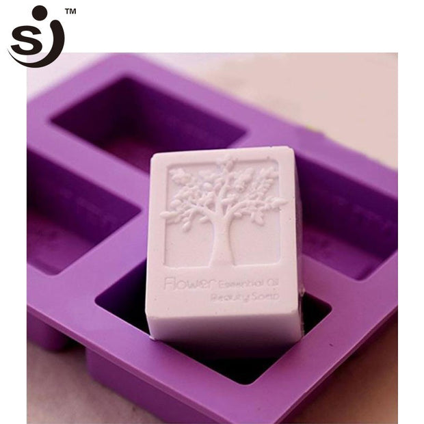 Onhand Soap Silicone Tree Rectangular Mold  Soap Molder