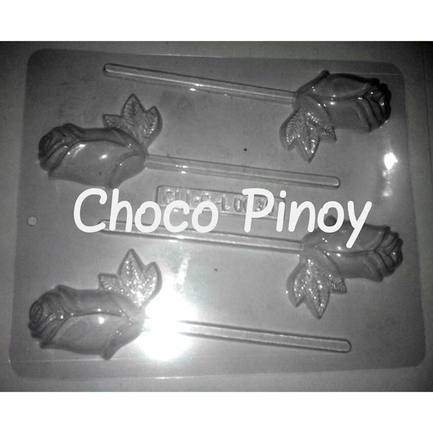 Rose Flower Chocolate Lollipop Molder OnHand