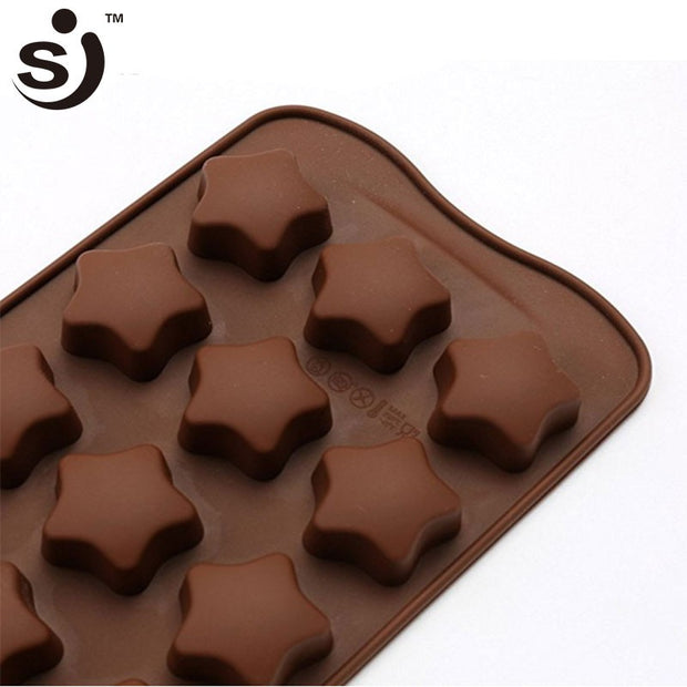 Onhand Stars 15 Cavities Silicone Chocolate Moulds Molder